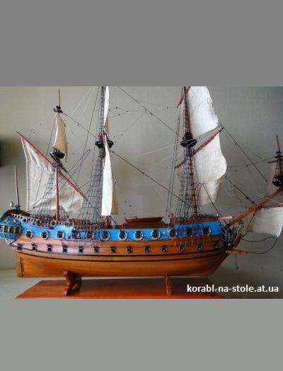 Чертёж модели Корабля Predestinacia / Гото «Предестинация» (1700) для сборки и историческая справка