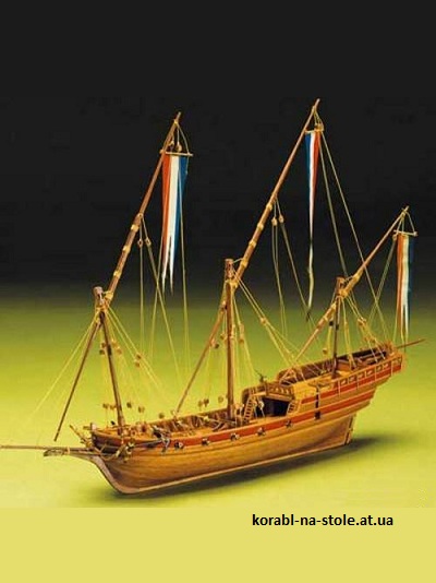 Чертёж модели Шебеки French / Французской (Sergal) для сборки и историческая справка