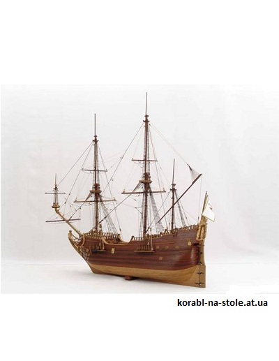 Чертёж модели Флейта Голландского ( XVI–XVIII век) для сборки и историческая справка