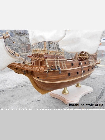 Чертёж модели Галеона (1610) для сборки и историческая справка