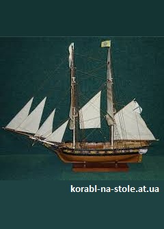 Чертёж модели 12-пушечной яхты "Нева" Великого Князя Константина Павловича (Гвардейская), (1831) для сборки и историческая справка