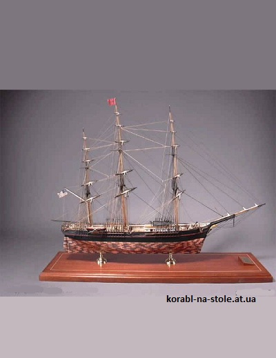 Чертёж модели клипера Snow Squall (1851) для сборки и историческая справка