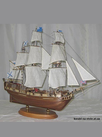 Чертёж модели Фрегата Диана (1852) для сборки и историческая справка