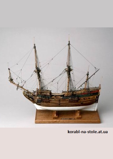 Чертёж модели Флейта Zeehaen / Зеехан (1639) для сборки и историческая справка