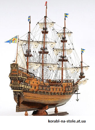 Чертёж модели Галеона Vasa (Wasa) / Васа (1628) для сборки и историческая справка