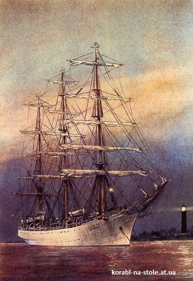 Чертёж модели Фрегат Дружба (1982) для сборки и историческая справка