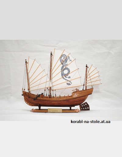 Чертёж модели Vietnam Dzonka / Вьетнамская джонка (XI–XV) для сборки и историческая справка