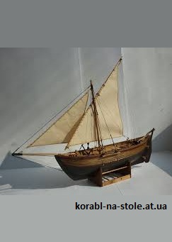 Чертёж модели Лодки Sicilian tartana / Сицилийская тартана (1910) для сборки и историческая справка