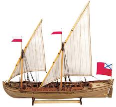 Чертёж модели Дубель-шлюпка (1700 - 1830) для сборки и историческая справка