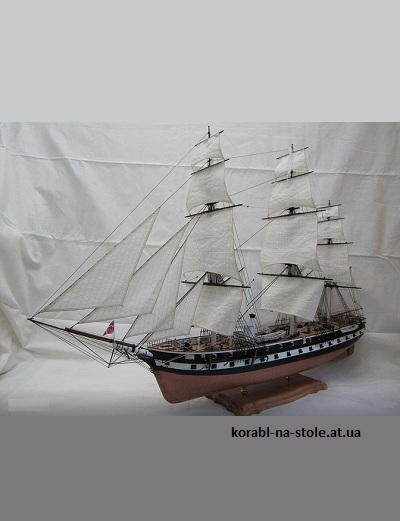 Чертёж модели парусно-винтового фрегата Олегъ (1860) для сборки и историческая справка