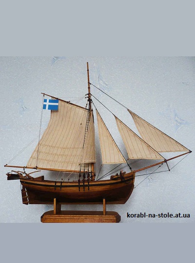 Чертёж модели Yacht Swedish / Шведская яхта для сборки и историческая справка