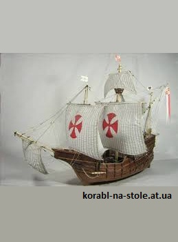 Чертёж модели Нао Santa Maria / Санта Мария (1492) для сборки и историческая справка