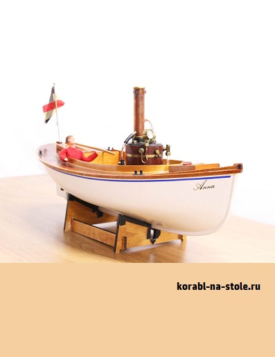 Чертёж модели Парового катера Анна / steam launch ANNA для сборки и историческая справка