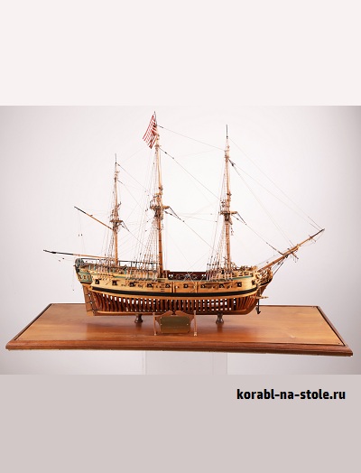 Чертёж модели Каперского шлюпа Оливер Кромвель / Sloop Privateer Oliver Cromwell (1777) для сборки и историческая справка