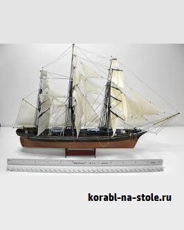 Чертёж модели Клипера Рейндер / clipper Reindeer (1848) для сборки и историческая справка