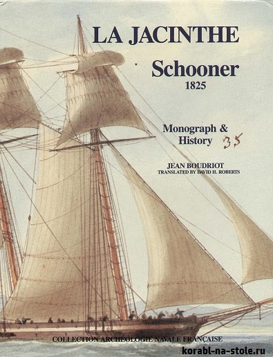 Чертёж модели Шхуны Жасинт / Goelette Le Jacinte (1825) для сборки и историческая справка