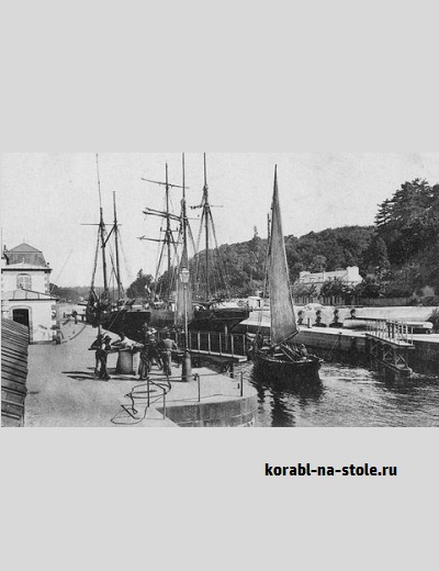 Чертёж модели Парусно-паровой шхуны Ровер / Sailing-steamer schooner ROVER (1840) для сборки и историческая справка