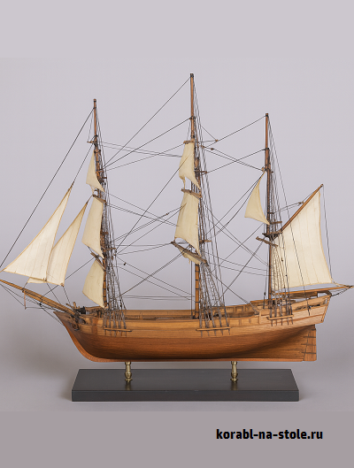 Чертёж модели Корвет-купеца Пинтореско / Corvette merchant Pintoresco для сборки и историческая справка