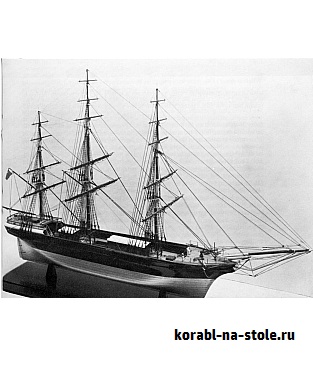 Чертёж модели Клипера Сторновей / clipper Stornoway (1850) для сборки и историческая справка