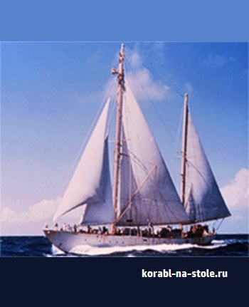 Чертёж модели Учебного парусного судна Эль Бернардо Хуссай / training ship El Bernardo Houssay (1930) для сборки и историческая справка