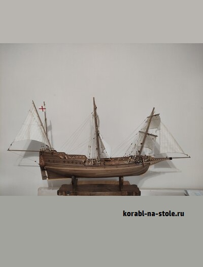 Чертёж модели Лигурийского пинко / Pinco ligure (XVIII) для сборки и историческая справка