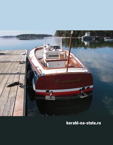 Чертёж модели Мотор­круизера Дивар / motorcruiser VIDAR для сборки и историческая справка