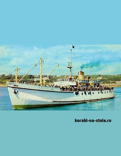 Чертёж модели Парохода Маргитсигет / steamer MARGITSZIGET (1895) для сборки и историческая справка