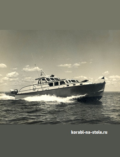 Чертёж модели Моторного крейсера Тамбо / motorcruiser TAMBO для сборки и историческая справка