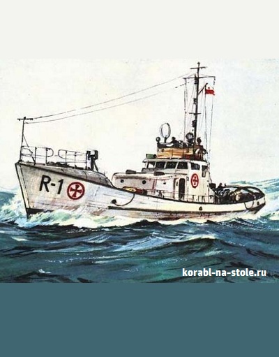 Чертёж модели Спасательной лодки R33 / rescueboat R33 для сборки и историческая справка