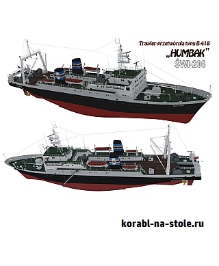 Чертёж модели Рыбацкой лодки Гумбак / fishingboat HUMBAK для сборки и историческая справка