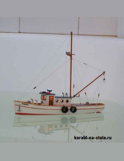 Чертёж модели Рыболовного судна Наксос / fishingboat NAXOS для сборки и историческая справка