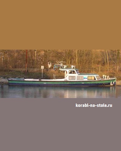 Чертёж модели каютного катера Бернкастель / cabinboat BERNKASTEL для сборки и историческая справка