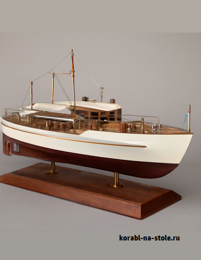 Чертёж модели спасательной лодки (Швеция) / rescueboat SWEDEN для сборки и историческая справка