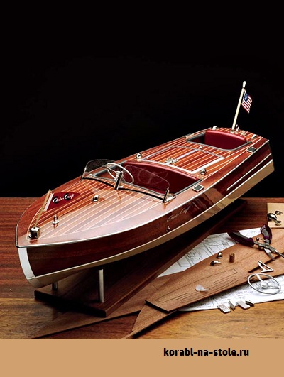 Чертёж модели Скоростного катера / runaboat COLEK для сборки и историческая справка