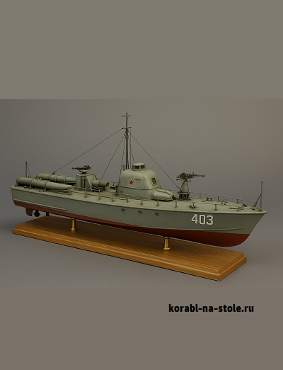 Чертёж модели Торпедного катера TK403 для сборки и историческая справка