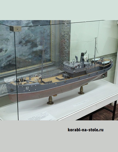 Чертёж модели Эскортного миноносца Туман / Destroyer escort Tuman (1931) для сборки и историческая справка