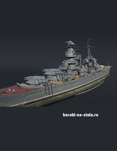 Чертёж модели Линейного крейсера Кронштадт / Battlecruiser Kronshtadt (1939) для сборки и историческая справка