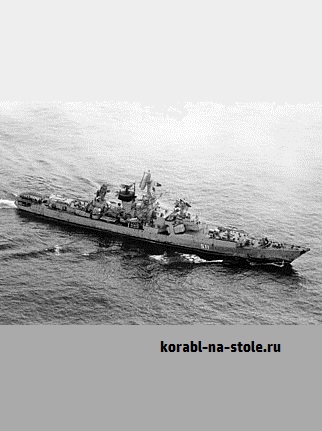 Чертёж модели Лёгкого крейсера Чапаев / Light cruiser Chapaev (1940) для сборки и историческая справка