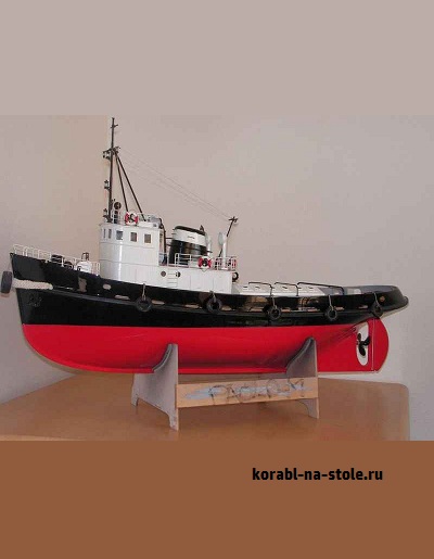 Чертёж модели Буксира Паломо М / tug PAOLO M для сборки и историческая справка