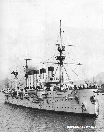 Чертёж модели Крейсера Россия / cruiser ROSSIJA для сборки и историческая справка