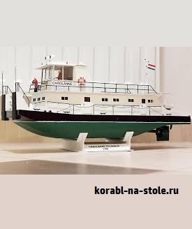 Чертёж модели Буксира Кэролэнн / towboat CAROLANNE для сборки и историческая справка