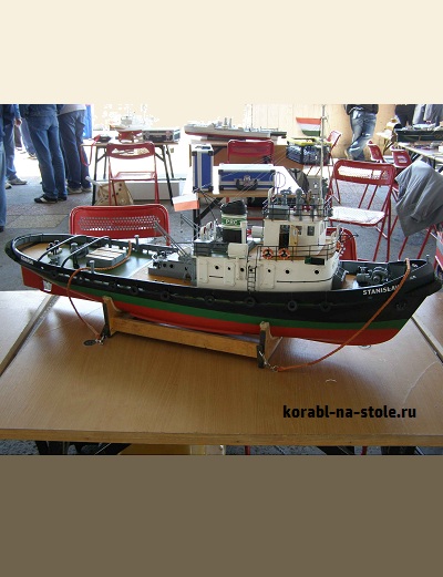 Чертёж модели Буксира Станислав / tug STANISLAW для сборки и историческая справка