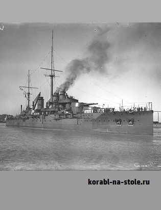 Чертёж модели Линейного корабля-дредноута Франс / Battleship dreadnought France (1912) для сборки и историческая справка