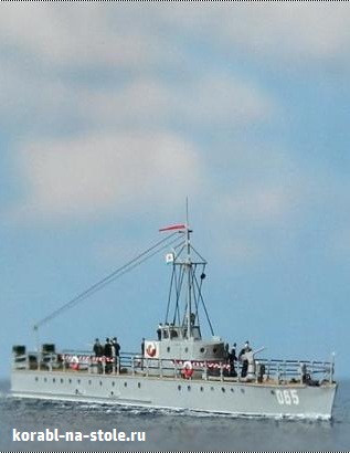 Чертёж модели Сторожевого катера СКА-065 / Patrol boat SKA065 (1943) для сборки и историческая справка