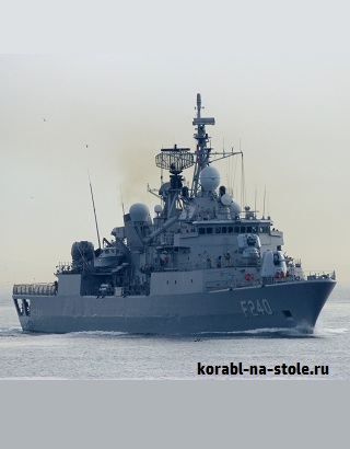 Чертёж модели Фрегата Явуз / frigate YAVUZ для сборки и историческая справка