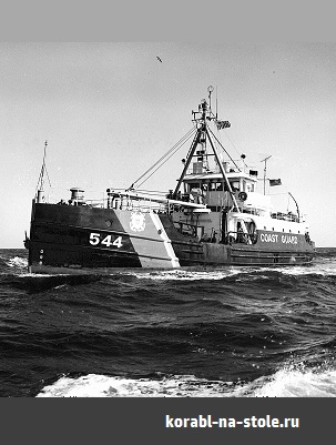 Чертёж модели Корабля Береговой охраны Белый шалфей / coastguasr cutter USCG WHITE SAGE для сборки и историческая справка