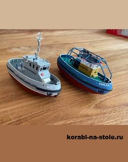 Чертёж модели Швартовной лодки Эмилка / Mooring boat Emilka для сборки и историческая справка