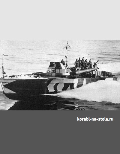 Чертёж модели Торпедного катера MAS 100 / Torpedo boat MAS100 для сборки и историческая справка