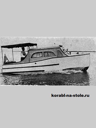 Чертёж модели Кабинного катера / cabincruiser SPORTSMAN 18 своими руками