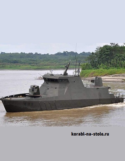 Чертёж модели Патрульного катера Кайман / Patrol boat Kajman для сборки и историческая справка